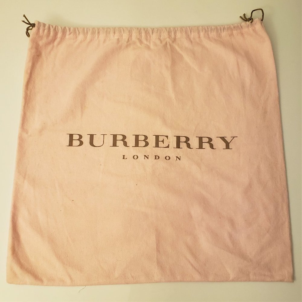 Burberry Dust Bag - Pink in Color - Large - Vintag